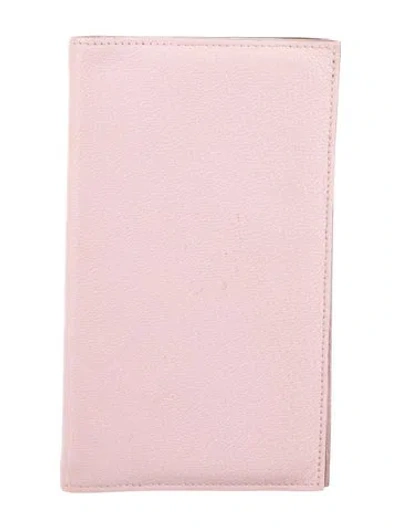 Pre-owned Hermes Bifold Wallet In Pink