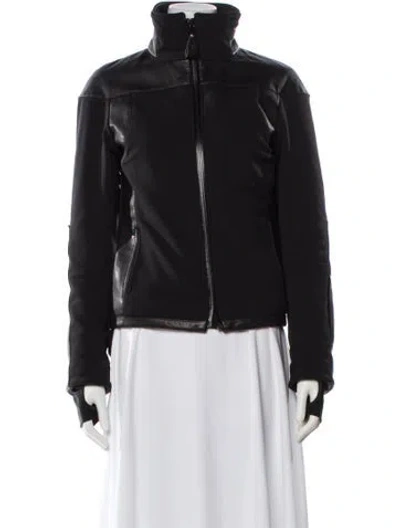 Pre-owned Hermes Biker Jacket In Black