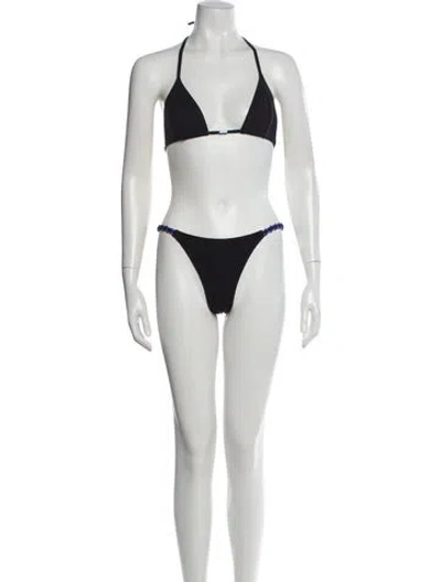 Pre-owned Hermes Bikini In Blue