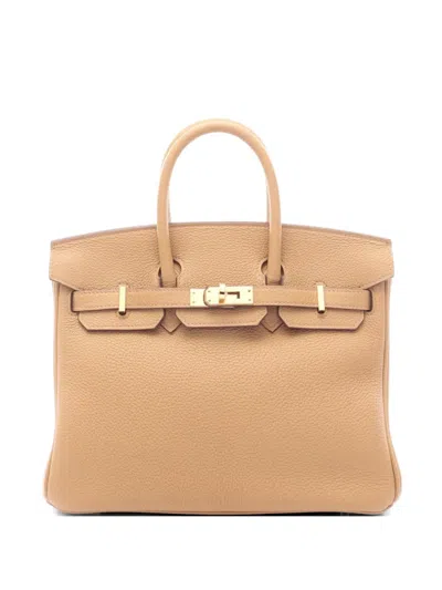 Pre-owned Hermes Birkin 25 Tote Bag In Brown