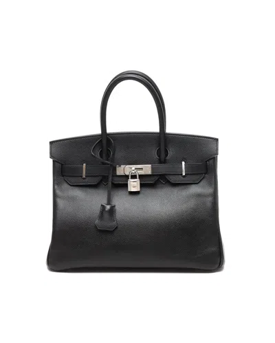 Pre-owned Hermes Hermès Birkin 30 Epsom Bag In Black