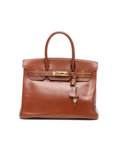 Pre-owned Hermes Hermès Birkin 30 Epsom Bag In Brown