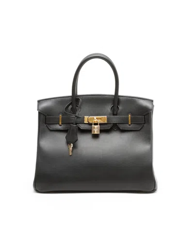Pre-owned Hermes Hermès Birkin 30 Gulliver Bag In Black