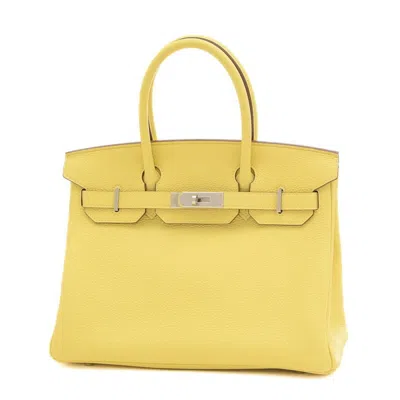 Hermes Birkin 30 Leather Handbag () In Yellow