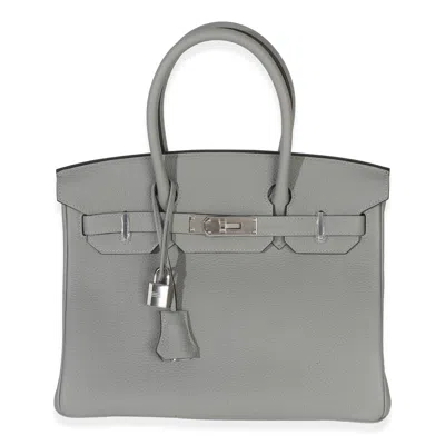 Hermes Hermès Birkin 30 Top Handle Bag In Grey