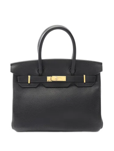 Pre-owned Hermes Birkin 30 Tote Bag In Black