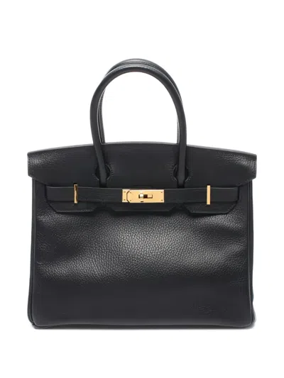 Pre-owned Hermes Birkin 30 Tote Bag In Black