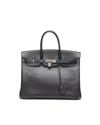 Pre-owned Hermes Hermès Birkin 35 Epsom Bag In Black