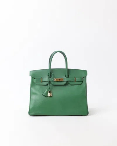 Pre-owned Hermes Hermès Birkin 35 Epsom Vert Bengale Bag In Green