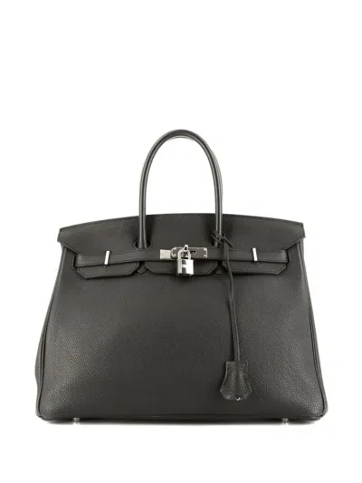 Pre-owned Hermes  Birkin 35 Handbag In Black