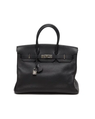 Pre-owned Hermes Hermès Birkin 35 Togo Bag In Black