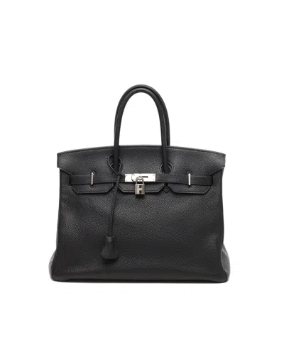 Pre-owned Hermes Hermès Birkin 35 Togo Bag In Black