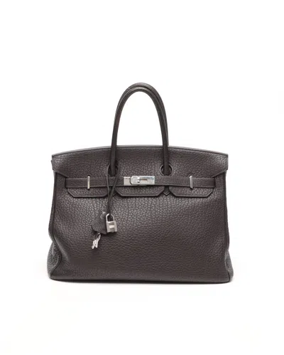 Pre-owned Hermes Hermès Birkin 35 Togo Bag In Brown