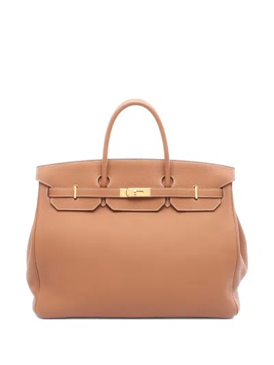 Pre-owned Hermes Birkin 40 Tote Bag In Brown
