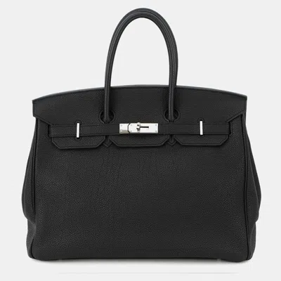 Pre-owned Hermes Birkin Black Togo Leather Size 35