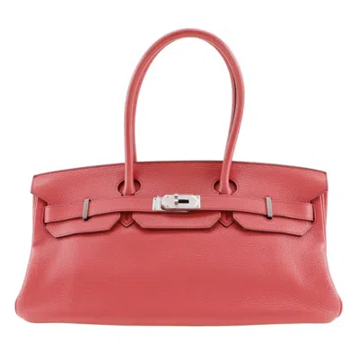 Hermes Birkin Leather Handbag () In Pink