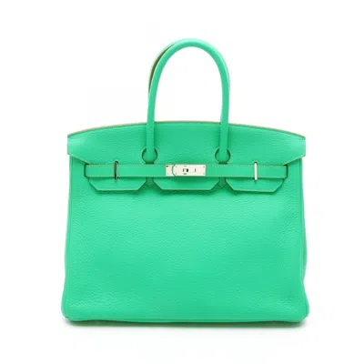 Pre-owned Hermes Birkin Mint Handbag () In Multi