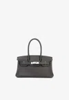 Hermes Birkin Shoulder Light 29 In Vert Bronze Evercolor With Palladium Hardware In Brown