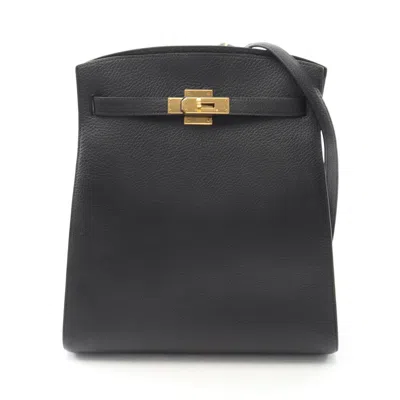 Pre-owned Hermes Black Ardennes Leather Shoulder Bag ()