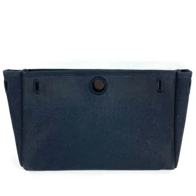 Pre-owned Hermes Black Canvas Clutch Bag Shoulder Bag ()