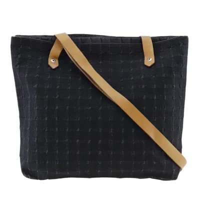 Pre-owned Hermes Black Canvas Shoulder Bag ()