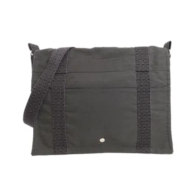 Pre-owned Hermes Black Canvas Shoulder Bag ()