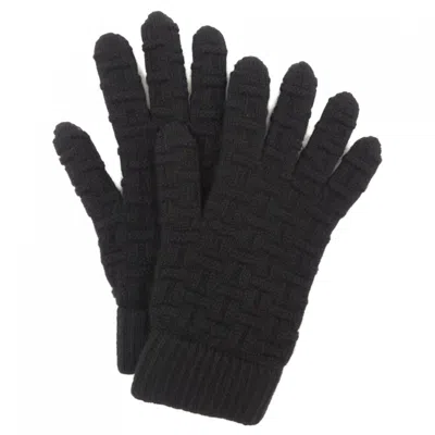 Pre-owned Hermes Black Cashmere Warm Gloves ()