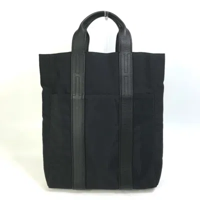 Pre-owned Hermes Black Cloth Tote Bag ()
