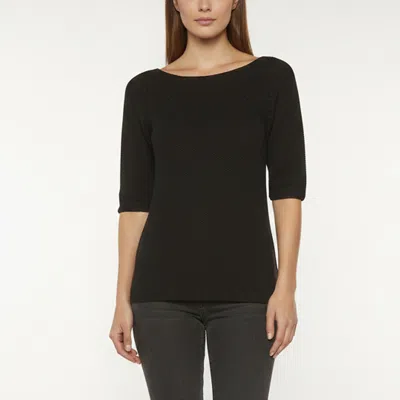 Pre-owned Hermes Black Cotton Knit Low Back Detail Sweater S