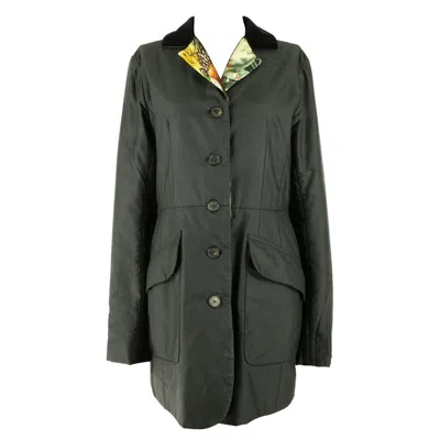 Pre-owned Hermes Hermès Black Jacket With Printed Lining