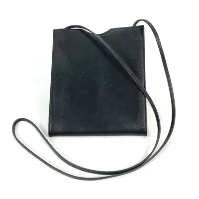 Pre-owned Hermes Black Leather Shoulder Bag ()