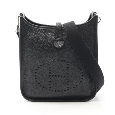 Pre-owned Hermes Black Leather Shoulder Bag ()