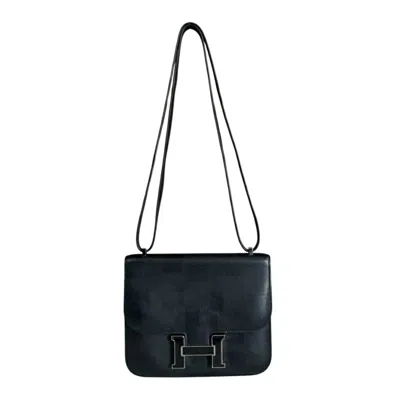 Pre-owned Hermes Black Leather Shoulder Bag ()