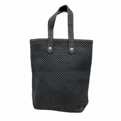 Pre-owned Hermes Black Leather Tote Bag ()