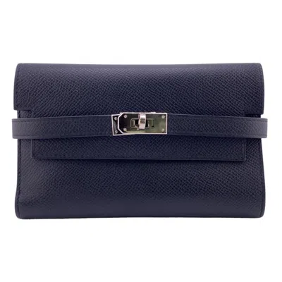 Hermes Hermès Black Leather Wallet  ()