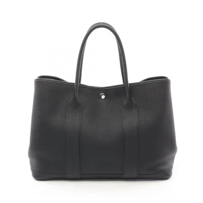 Pre-owned Hermes Black Negonda Leather Tote Bag ()