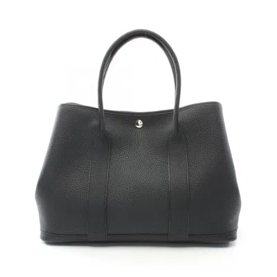 Pre-owned Hermes Black Negonda Leather Tote Bag ()