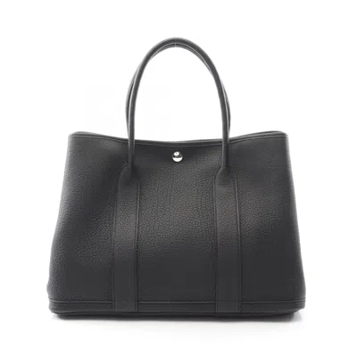 Pre-owned Hermes Black Negonda Leather Tote Bag ()