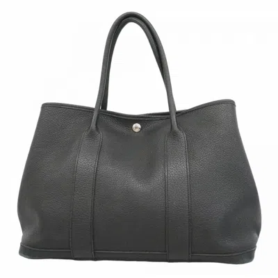 Pre-owned Hermes Black Negonda Leather Tote Bag ()