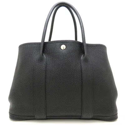 Pre-owned Hermes Black Negonda Leather Tote Bag ()