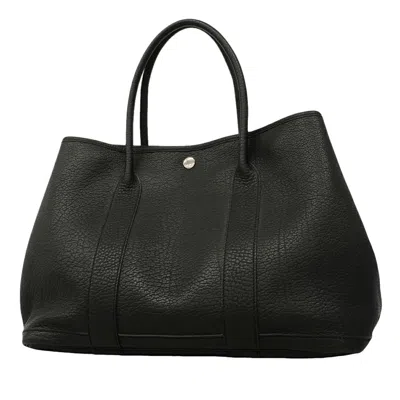 Pre-owned Hermes Black Negonda Leather Tote Bag ()