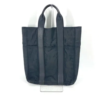 Pre-owned Hermes Black Nylon Shoulder Bag Tote Bag ()
