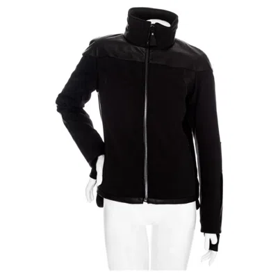 Pre-owned Hermes Hérmes Black Polyamide-blend Waterproof Paneled Ski Jacket Fall2013