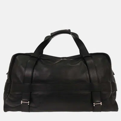 Pre-owned Hermes Black Sikkim Arion 50 Travel Bag