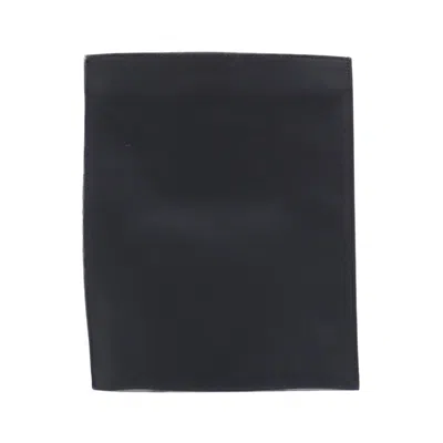 Pre-owned Hermes Black Swift Leather Chain/shoulder Wallet ()