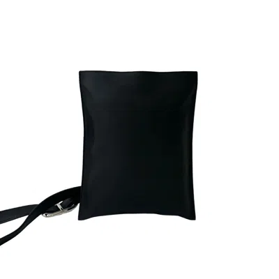 Pre-owned Hermes Black Swift Leather Shoulder Bag Sling Bag ()