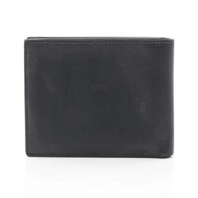 Pre-owned Hermes Black Swift Leather Wallet (bi-fold) ()