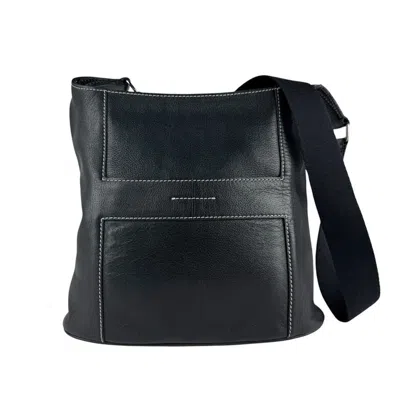 Pre-owned Hermes Black Taurillon Clemence Leather Shoulder Bag ()