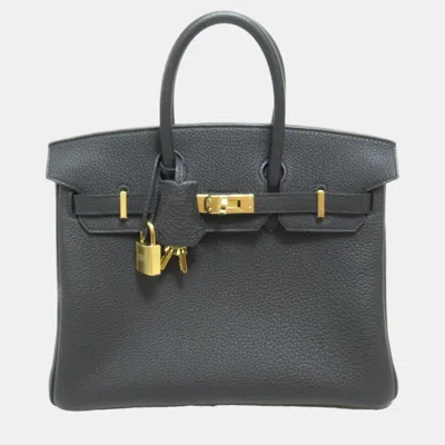 Pre-owned Hermes Black Togo Leather Birkin Handbag