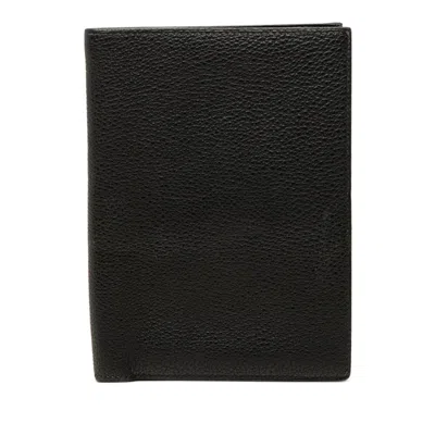 Pre-owned Hermes Black Togo Leather Wallet (bi-fold) ()